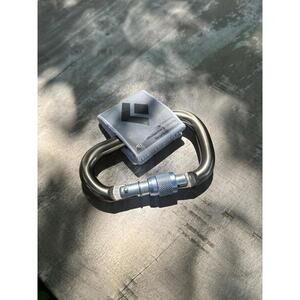 Black Diamond ROCKLOCK Screw Lock KeyLock Pear Carabiner 4.5"